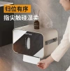 Stainless steel tissue box with a light luxury style for home bathroom, wall-mounted tissue stand without holes, waterproof tissue box for bathroom details Picture